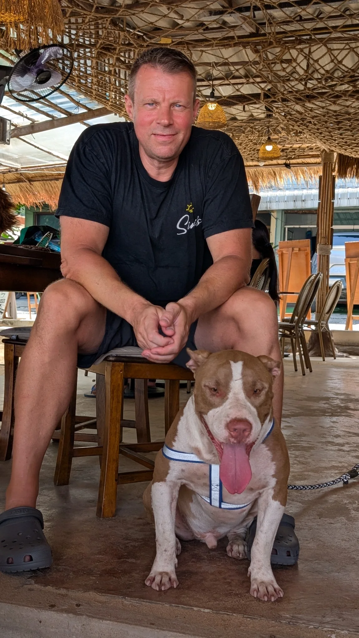Stefan mit Hund